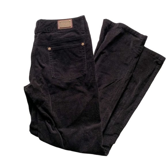 MICHAEL KORS black corduroy pants size 6P - Picture 1 of 12